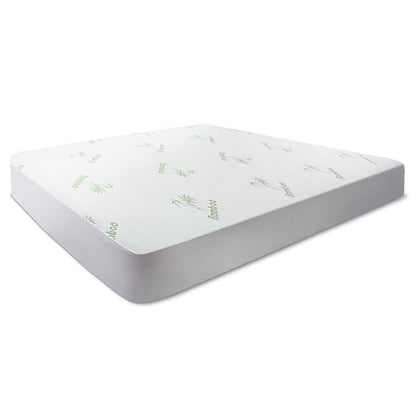 Giselle Bedding Mattress Protector Bamboo Double -Home Living Store - -