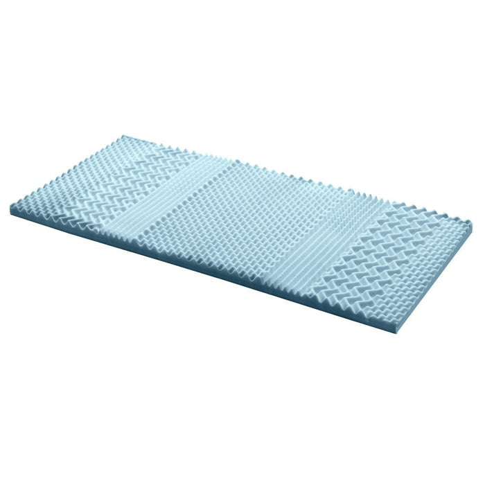 Giselle Bedding Memory Foam Mattress Topper 7-Zone 5cm Single -Home Living Store - -