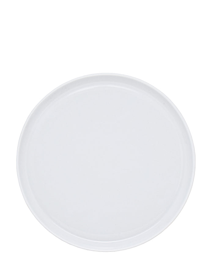 Glacier Straight Edge Dinner Plate 27cm - White