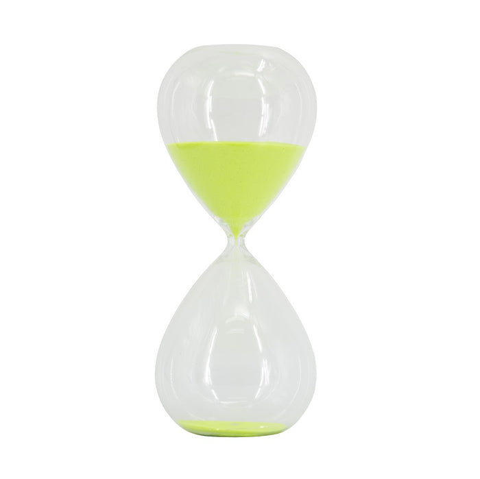 GLASS SAND TIMER FLUO YELLOW SAND (2hour) 38h