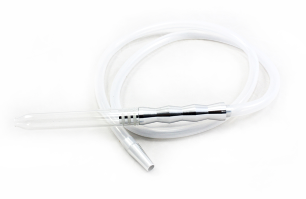 Glass Tip Silicon  Washable Hookah Hose (Wholesale)