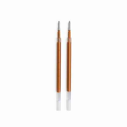 Glittery Gold Gel Pen Refills .8mm | Set of 2