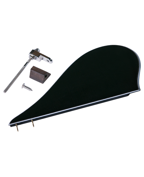 Golden Gate M-400A A-Style Mandolin Pickguard Assembly - Black/ White/ Black