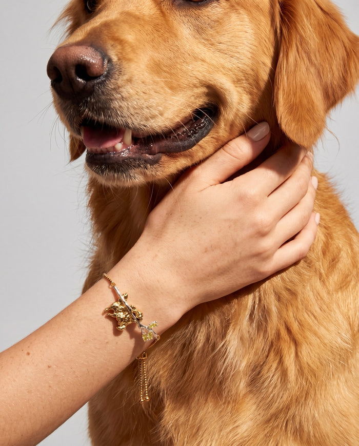 Golden Retriever Inline Bracelet