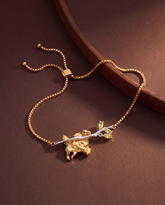 Golden Retriever Inline Bracelet