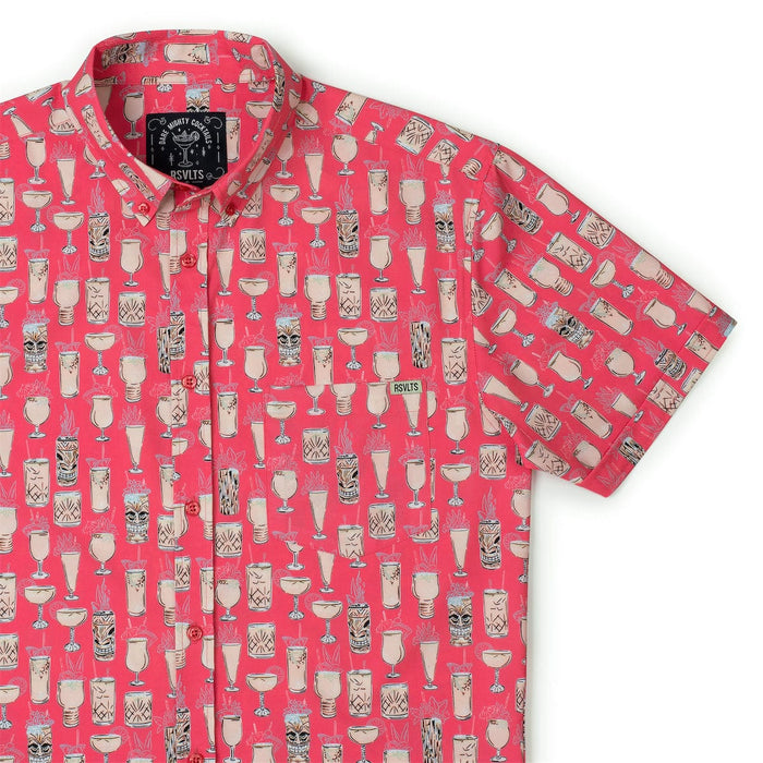 RSVLTS XS RSVLTS Short Sleeve Shirt Good Libations – KUNUFLEX Short Sleeve Shirt