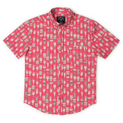 RSVLTS RSVLTS Short Sleeve Shirt Good Libations – KUNUFLEX Short Sleeve Shirt