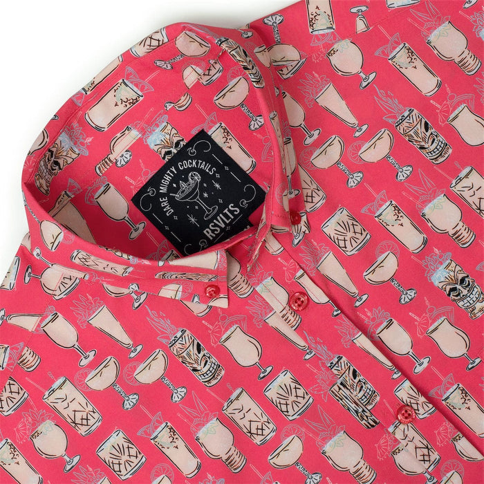 RSVLTS RSVLTS Short Sleeve Shirt Good Libations – KUNUFLEX Short Sleeve Shirt