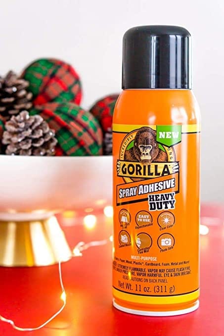 Gorilla Multipurpose Heavy Duty Spray Adhesive, 11oz, Clear -  6314401 MEGA