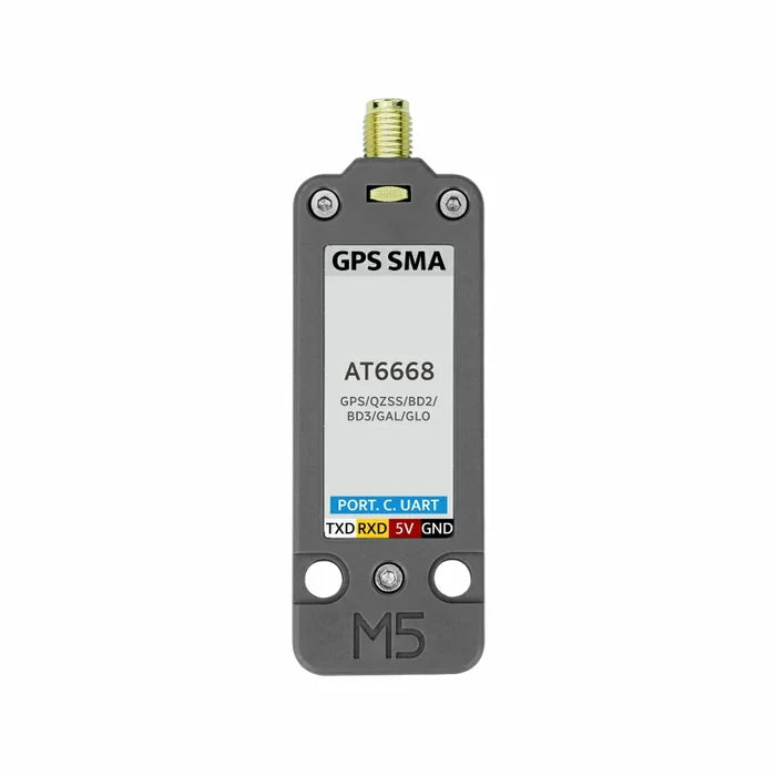 GPS/BDS Unit with SMA Antenna (AT6668) - m5stack-store