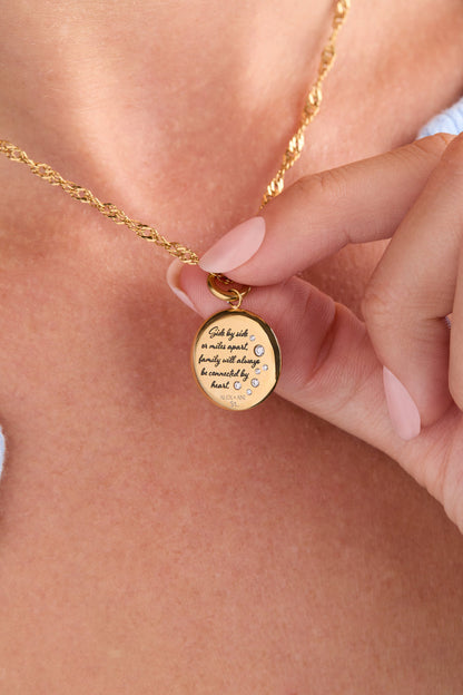 Grandma Hummingbird Disc Charm