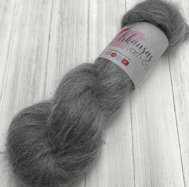 Graphite: Mohair Fluff