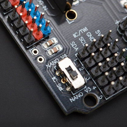Gravity: Nano I/O Shield for Arduino Nano by DFRobot - The Pi Hut