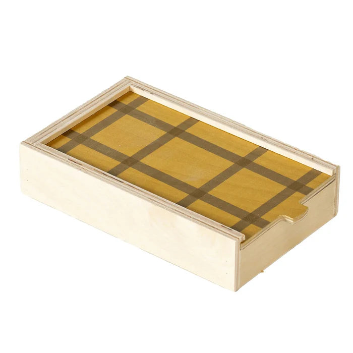 GRID MUSTARD DOMINO SET