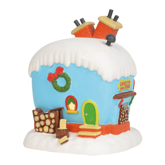Grinch Villages | Flue Who's Fireplace Place | Lighted Buildings