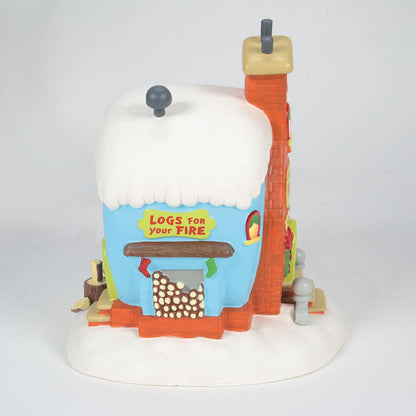 Grinch Villages | Flue Who's Fireplace Place | Lighted Buildings