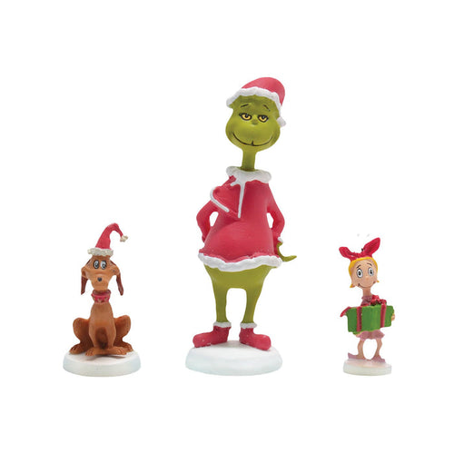 Grinch Villages | Grinch Max & Cindy-Lou Who | Village Figures