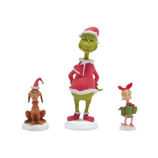 Grinch Villages | Grinch Max & Cindy-Lou Who | Village Figures