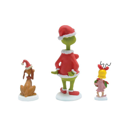 Grinch Villages | Grinch Max & Cindy-Lou Who | Village Figures