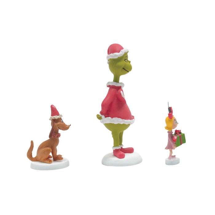 Grinch Villages | Grinch Max & Cindy-Lou Who | Village Figures
