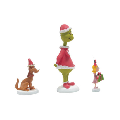 Grinch Villages | Grinch Max & Cindy-Lou Who | Village Figures