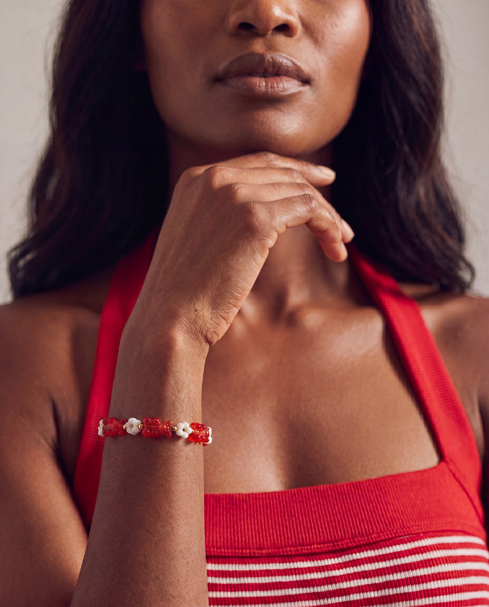 Gummy Bear Popcorn Beaded Bangle