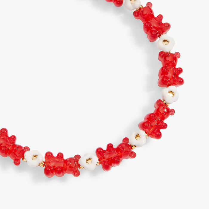 Gummy Bear Popcorn Beaded Bangle