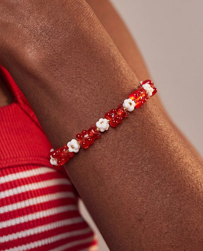Gummy Bear Popcorn Beaded Bangle