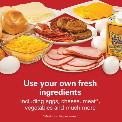 HAMILTON BEACH 25490C Dual Breakfast Sandwich Maker - Factory serviced with Home Essentials warranty