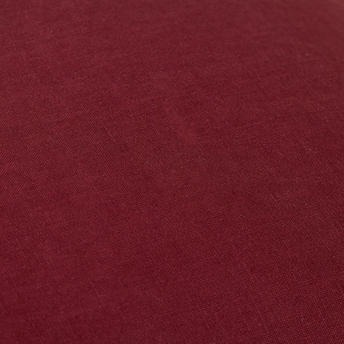 Hamptons French Linen Cushion Claret 50x50cm