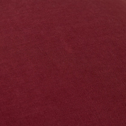 Hamptons French Linen Cushion Claret 50x50cm