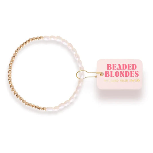 Hannah Pearl Bracelet in Gold