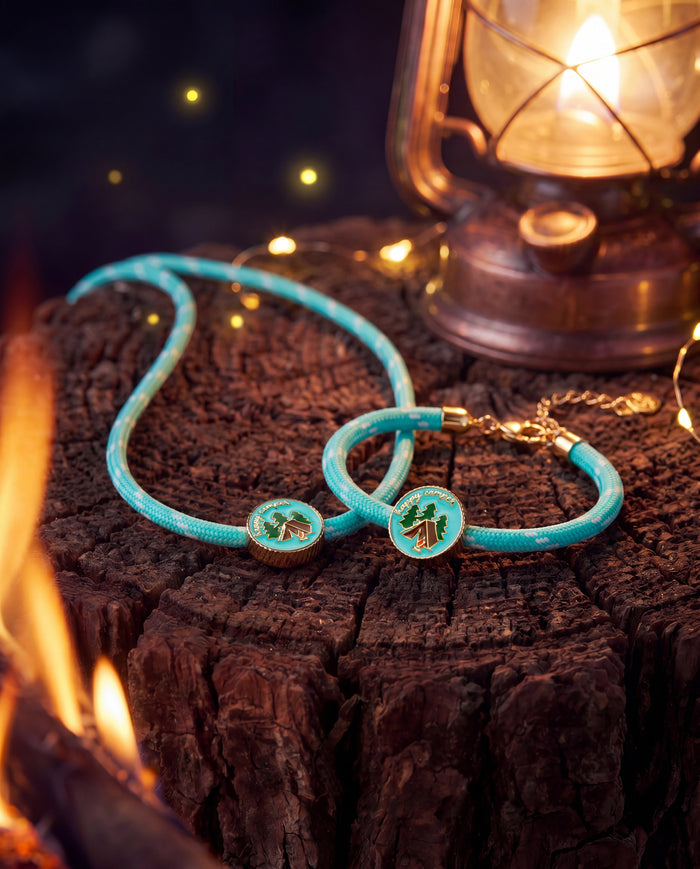 Happy Camper Corded Necklace
