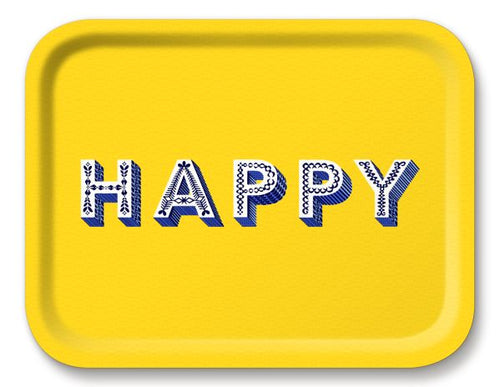 HAPPY YELLOW TRAY