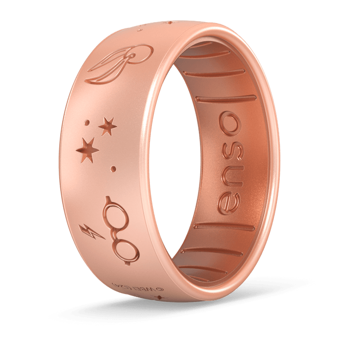 Harry Potter Silicone Ring - Harry Potter Glasses - Rose Gold/Copper
