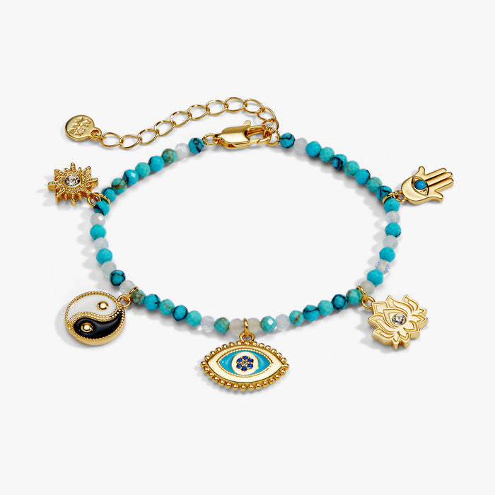 Healing Stone Charm Bracelet