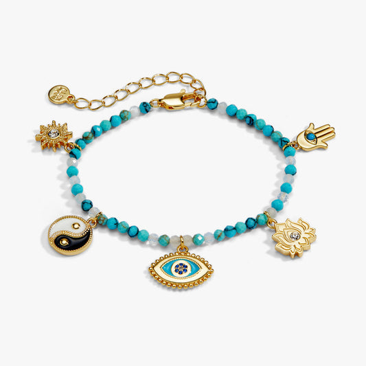 Healing Stone Charm Bracelet