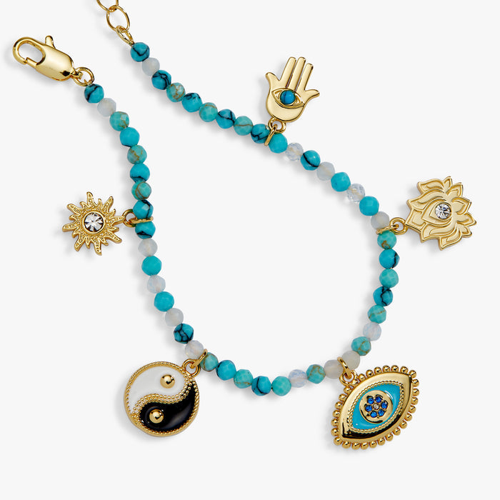 Healing Stone Charm Bracelet