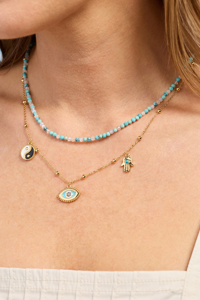 Healing Stone Charm Necklace