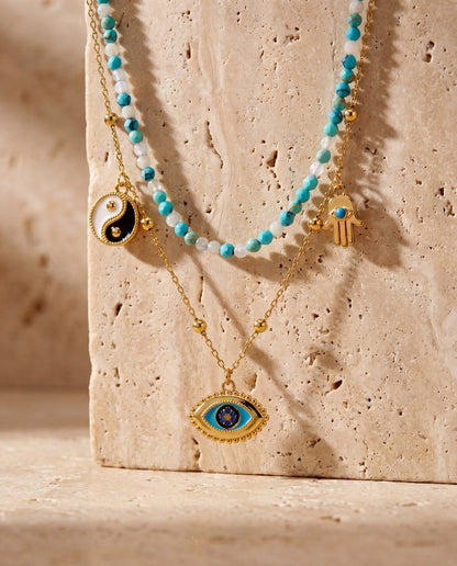 Healing Stone Charm Necklace