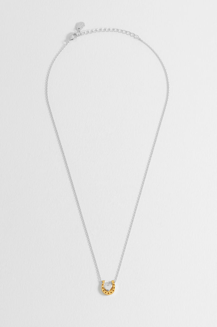 Heart and Horseshoe Necklace