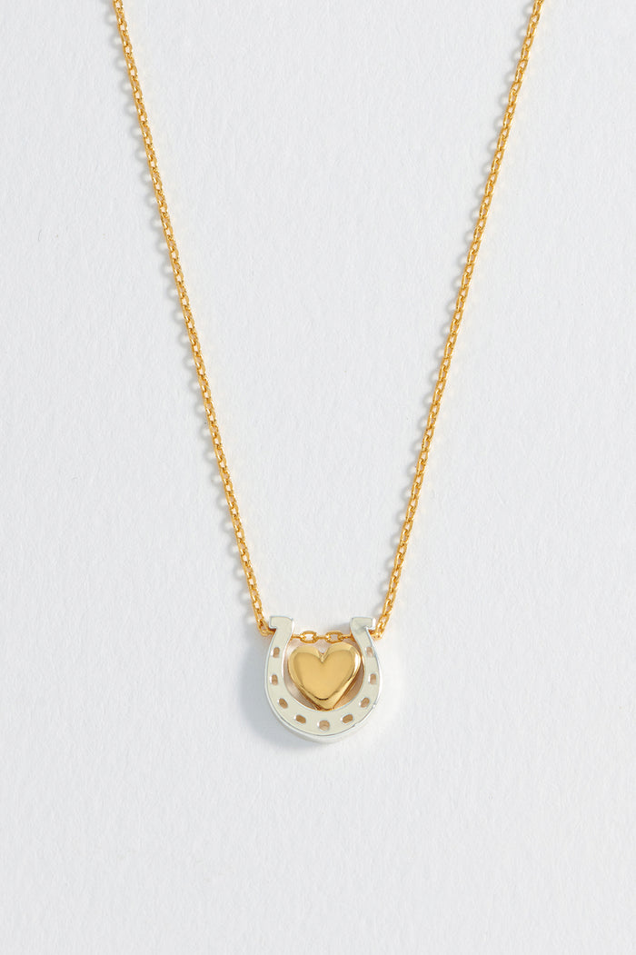 Heart and Horseshoe Necklace