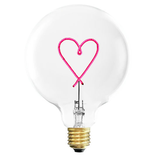 HEART RED BULB