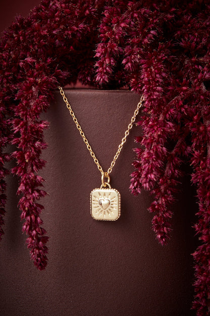 Heart Tablet Necklace