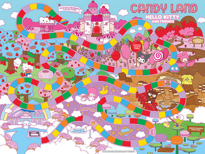 Hello Kitty and Friends Candy Land Board Game Toys&Games USAopoly Inc