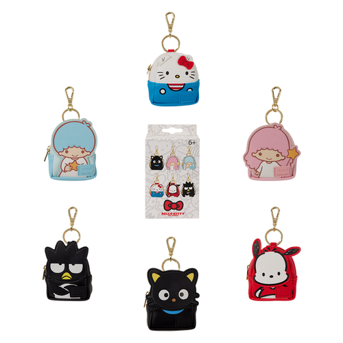 Hello Kitty and Friends x Loungefly Mini Backpack Keychain Blind Box Accessory Loungefly