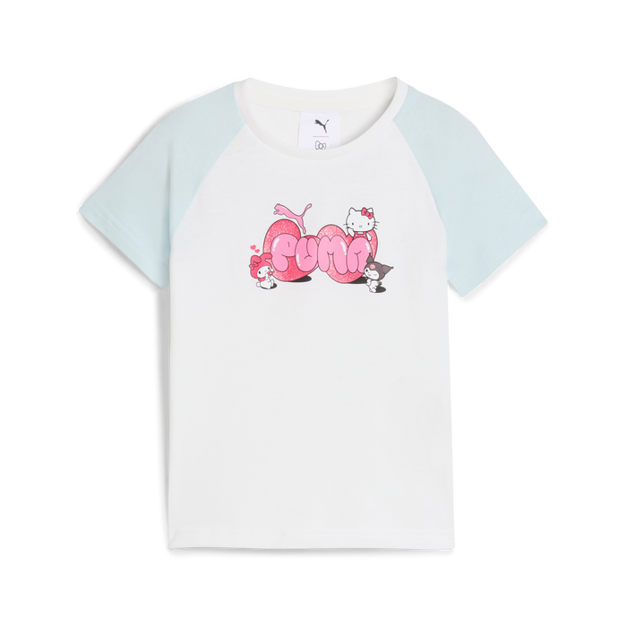 Hello Kitty and Friends x PUMA Kids Slim Graphic Tee (White) Apparel PUMA