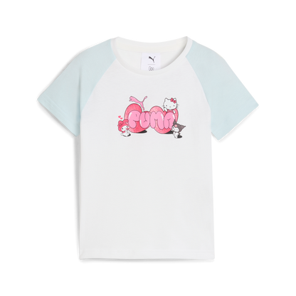 Hello Kitty and Friends x PUMA Kids Slim Graphic Tee (White) Apparel PUMA