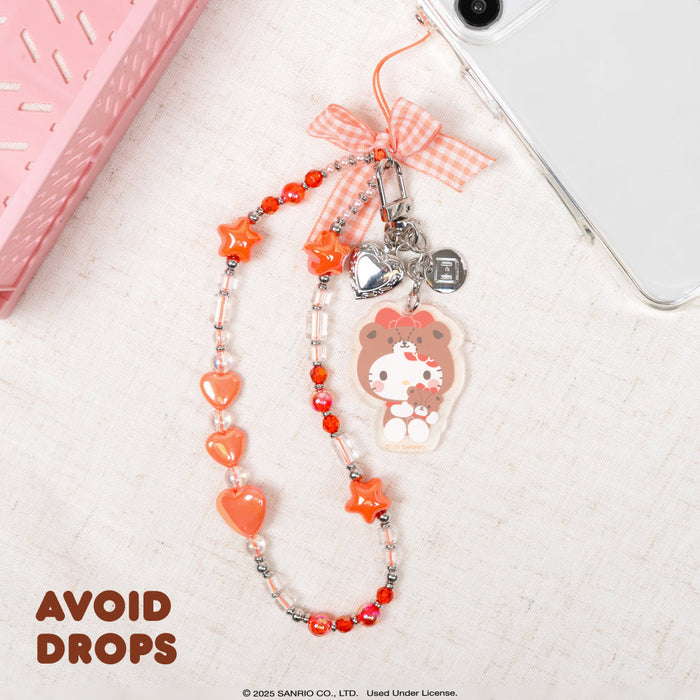 Hello Kitty Beaded Charm Mobile Phone Wrist Strap (Cosplay Friends) Accessory Hamee.com - Hamee US