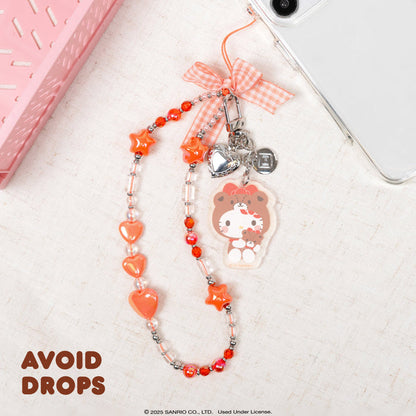 Hello Kitty Beaded Charm Mobile Phone Wrist Strap (Cosplay Friends) Accessory Hamee.com - Hamee US